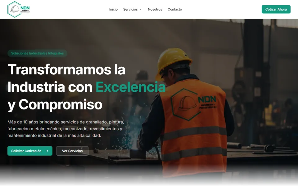 Captura del sitio web ndn.pe